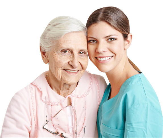 female caregiver with elderly woman no background opt female caregiver with elderly woman no background opt